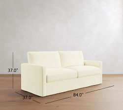 Westwood Slim Arm Slipcovered Sleeper Sofa (53"&ndash;84")