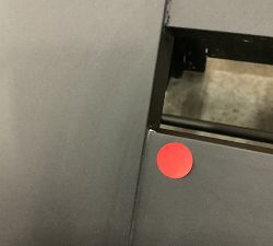 Open Box: Malibu Metal Platform Outdoor Single Chaise Lounge Frame, Individual - Black