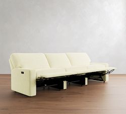 PB Comfort Modern Square Arm Power Reclining Sofa (78"-135")