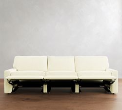 PB Comfort Modern Square Arm Power Reclining Sofa (78"-135")