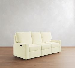 PB Comfort Modern Square Arm Power Reclining Sofa (86")