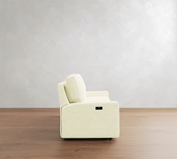 PB Comfort Modern Square Arm Power Reclining Sofa (86")