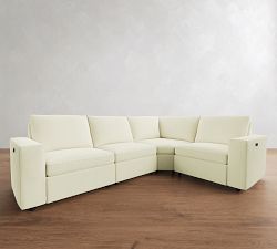 Dream Power Reclining Reversible Wedge Sectional (122"-134")