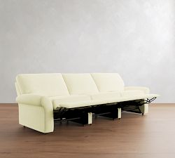 PB Comfort Modern Roll Arm Power Reclining Sofa - Storage Available (85&quot;-145&quot;)