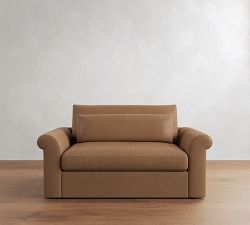 Westwood Roll Arm Deep Seat Leather Sofa (77&quot;&ndash;102&quot;)