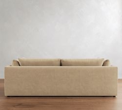 Palmetto Leather Sofa (79&quot;-99&quot;)