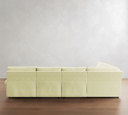 PB Comfort Modern Roll Arm Power Reclining L-Shaped Chaise Sectional (153"-167")