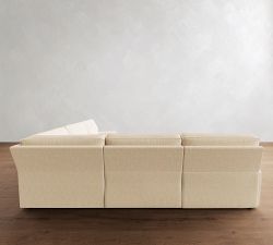PB Comfort Square Arm Power Reclining L-Shaped Sectional (119"-133")