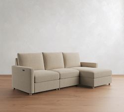 Westwood Slim Arm Power Reclining Chaise Sectional - Storage Available (104&quot;-160&quot;)