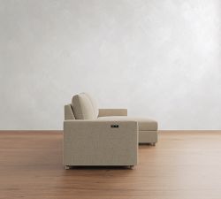 Westwood Slim Arm Power Reclining Chaise Sectional - Storage Available (104&quot;-160&quot;)