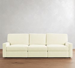 PB Comfort Modern Square Arm Power Reclining Sofa (78"-135")