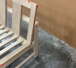 Open Box: Indio FSC&#174; Eucalyptus Outdoor Sectional, Left-Arm Double Chaise Frame - Biscotti