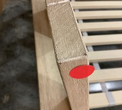 Open Box: Indio FSC&#174; Eucalyptus Outdoor Sectional, Left-Arm Double Chaise Frame - Biscotti