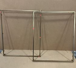 Open Box: Delaney Marble 36&quot; Console Table, Brass