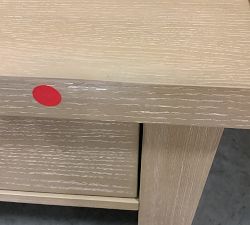 Open Box: Modern Farmhouse Rectangular Coffee Table, 64" - Fog