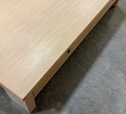 Open Box: Modern Farmhouse Rectangular Coffee Table, 64" - Fog