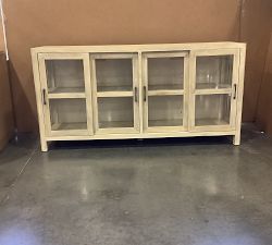 Open Box: Aptos Media Cabinet,72&quot; - Sandwash