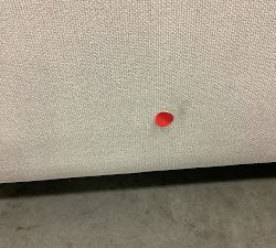 Open Box: Cameron Modern Square Arm Upholstered Trundle Sleeper Sofa, 87" - Performance Heathered Basketweave, Alabaster White