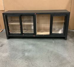 Open Box: Folsom Glass Media Console (73&quot;) - Charcoal