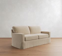 Buchanan Square Arm Slipcovered Sleeper Sofa - Thumbnail 5