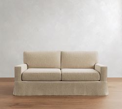 Buchanan Square Arm Slipcovered Sleeper Sofa - Thumbnail 3