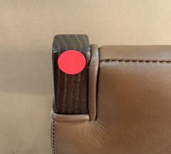 Open Box: Bromley Leather Bar Stool, 31.5"H - Sonoma Chestnut