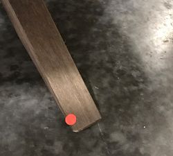 Open Box: Modern Farmhouse Round Coffee Table, 44"- Tahoe Brown