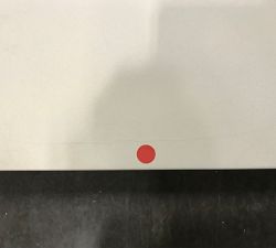 Open Box: Pomona Concrete Chunky Leg Rectangular Outdoor Coffee Table, 50" - White