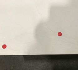 Open Box: Pomona Concrete Chunky Leg Rectangular Outdoor Coffee Table, 50" - White