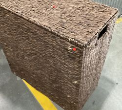 Open Box: Seagrass Handcrafted Divided Hamper - Raleigh