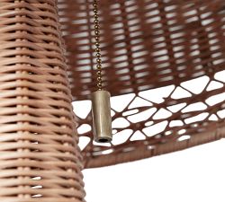 Augustus Round Rattan Pendant (23")