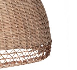 Augustus Round Rattan Pendant (23")