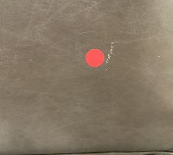 Open Box: Remmy Petite Leather Swivel Chair (32&quot;), Individual - Churchfield Chocolate