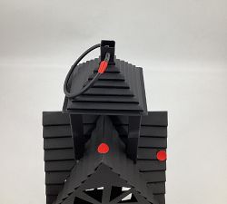 Open Box: Haunted House Lantern, Small 19"H - Black