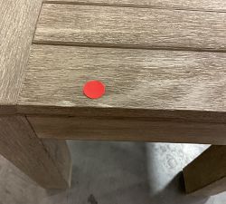 Open Box: Indio Eucalyptus Outdoor Dining Bench, 48" - Weathered Gray