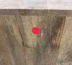 Open Box: Oakleigh 2-Drawer Nightstand, 32", Modern Hardware - Heirloom Wheat