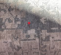 Open Box: Rhea Hand-Knotted Wool Rug, 9' x 12' - Flagstone/Parchment