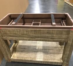 Open Box: Rockport Single Wide Sink Vanity, 46", Vanity Base Only - Sierra