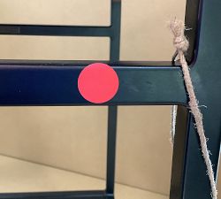 Open Box: Hardy Leather Stool, Bar Stool 30&quot;H - Individual - Bronze/Saddle Tan Leather