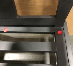 Open Box: Build Your Own - Indio Metal Outdoor Sectional Components, Right-Arm Chair Frame - Slate