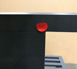 Open Box: Build Your Own - Indio Metal Outdoor Sectional Components, Right-Arm Chair Frame - Slate