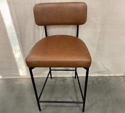 Open Box: Maison Leather Stool