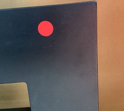 Open Box: Malibu 66&quot; Metal Platform Outdoor Armless Loveseat Frame, Black