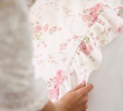 LoveShackFancy Antique Floral Printed Sheet Set