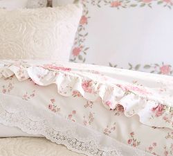 LoveShackFancy Antique Floral Printed Sheet Set