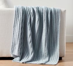 Cozy Ribbed Throw