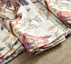 Piper Floral Cotton/Linen Napkins - Set of 4