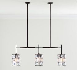 Adeline Crystal Linear Chandelier (50&quot;)