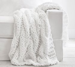Pottery Barn Handknit Throw - Thumbnail 3