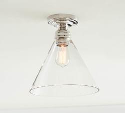 Flared Glass Flush Mount (11&quot;)